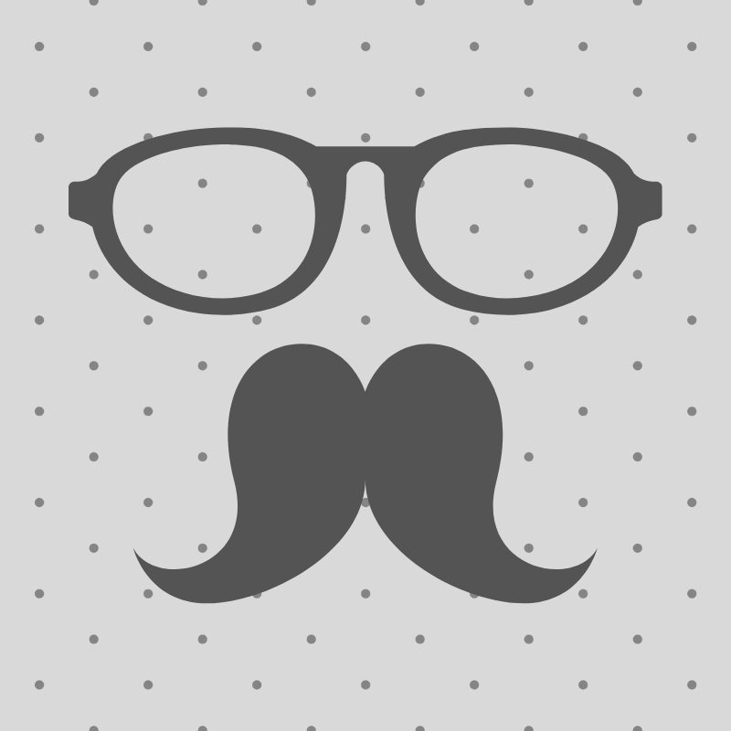 Mustache graphic